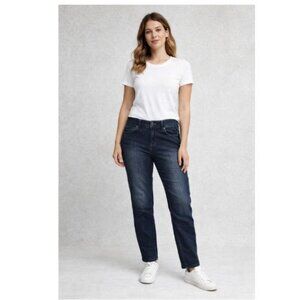 Chloe DH3 Deep Blue Straight Cotton Blend 10x30 Jeans Curvy Fit